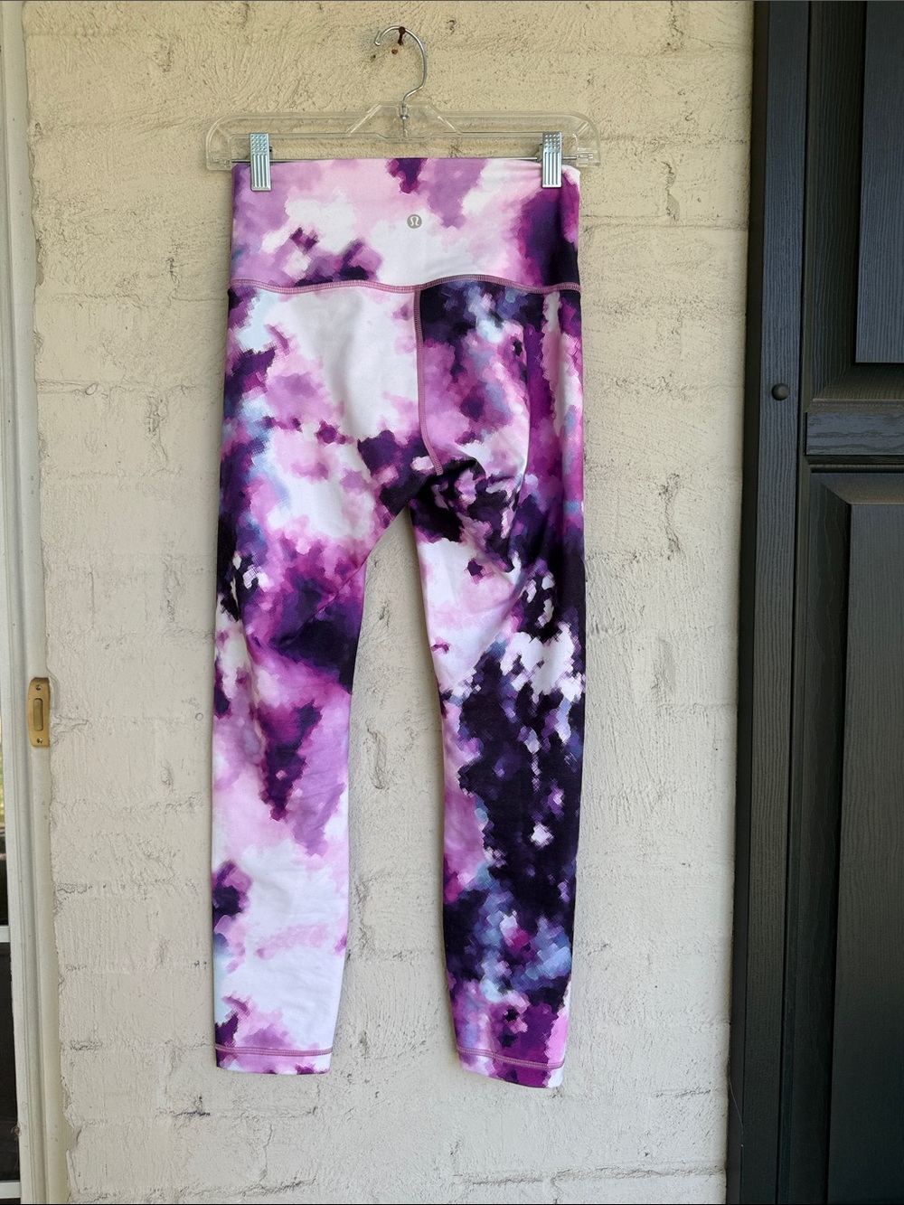 Lululemon Wunder Under Crop III Blooming Pixie Multi Purple Pink Size 6 - Picture 7 of 8
